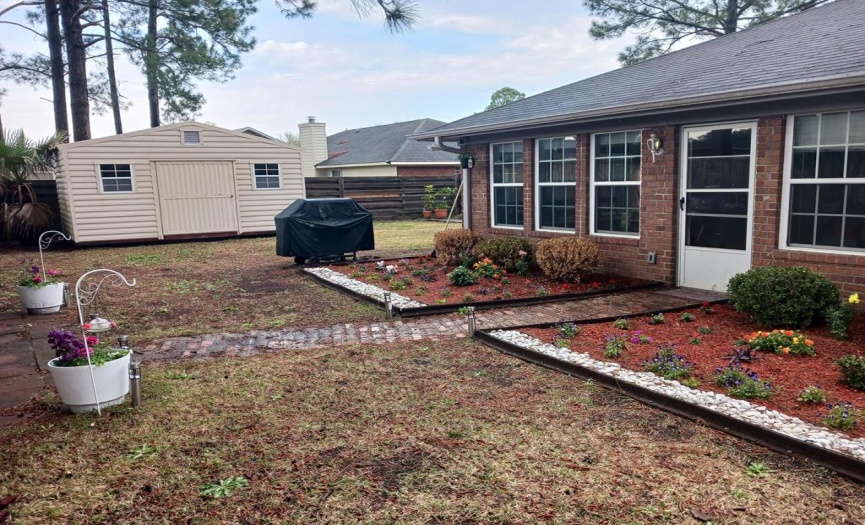 Landscaped Backyard