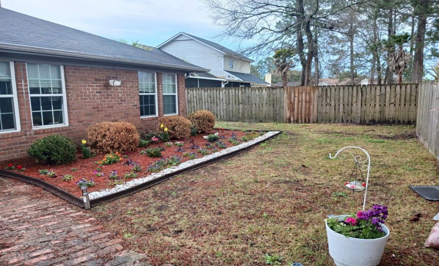 Landscaped Backyard