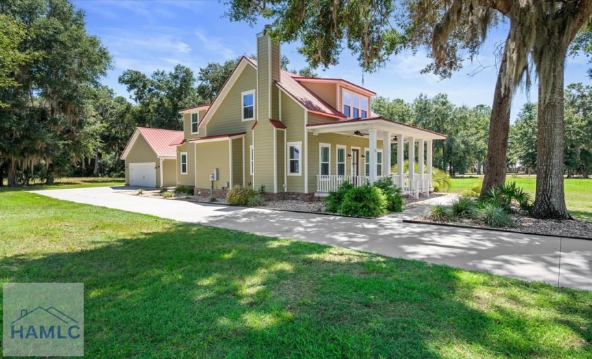 Expansive Driveway