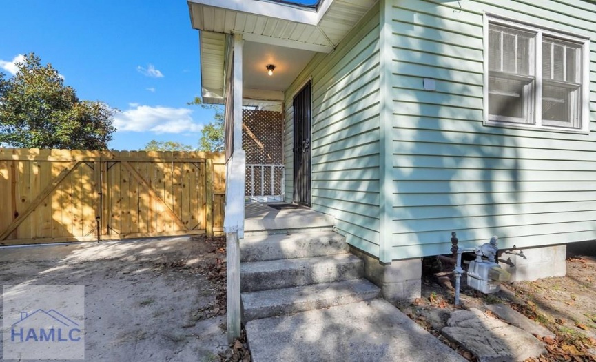 Rear Door Staircase